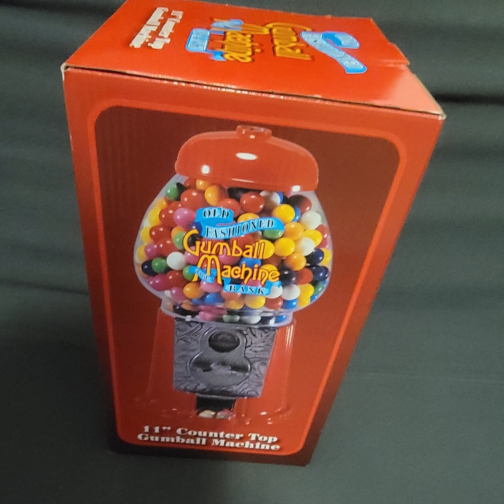 Mini Gumball machine with bank